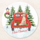 Search for truck coasters Watercolor vintage red truck