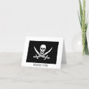 Search for crossed flags cards Pirate