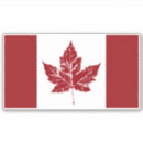 Search for vintage canadian flag stickers Maple leaf