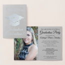 Search for silver foil graduation invitations Elegant
