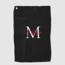 Search for red and black golf towels Modern