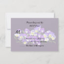 Search for flora rsvp cards Purple