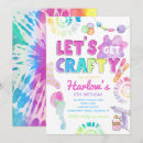 Search for crafted invitations Craft party