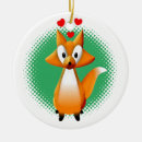 Search for cute fox christmas tree decorations Kids