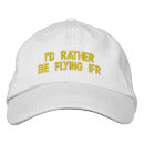 Search for flying embroidered hats Rather