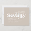 Search for beige birthday invitations Typography