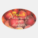 Search for peach jam stickers Canning