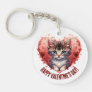 Search for valentines day key rings Kitten