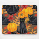 Search for pumpkin cat mouse mats Halloween