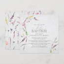 Search for pastel christening invitations Floral