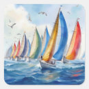 Search for sailboat watercolor stickers Nautical