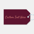 Search for wine gift tags Maroon