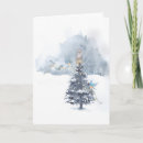 Search for bluebird christmas cards Watercolor
