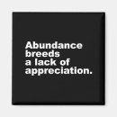 Search for abundance magnets Minimalist