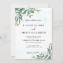 Search for white gold and green wedding invitations Simple