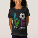 Search for soccer girls tshirts Girly