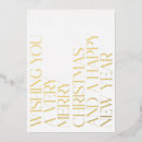 Search for white gold christmas cards Stylish