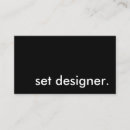 Search for setting business cards Black and white