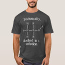 Search for alcohol is a solution tshirts Nerd