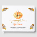 Search for pumpkin guest books Watercolor