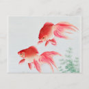 Search for vintage goldfish postcards Japanese