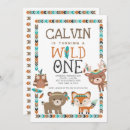 Search for tribal birthday invitations Animals