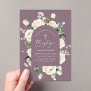 Search for lavender christening invitations Watercolor