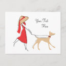 Search for dog walker postcard postcards Walking