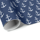 Search for nautical wrapping paper Navy