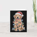 Search for golden retriever christmas cards Holiday spirit