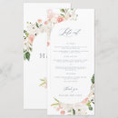 Search for floral wedding menus Calligraphy