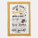 Search for yellow bee tea towels Black