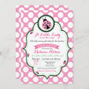 Search for little lady baby shower invitations Black