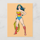Search for super hero postcards Wonder woman