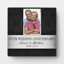 Search for 25th anniversary photo display Black