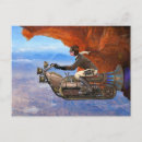 Search for flying machine postcards Steampunk