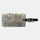 Search for love heart luggage tags Beach