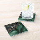 Search for agate coasters Emerald green
