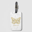 Search for butterfly luggage tags Gold