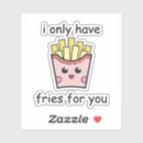 Search for french fry stickers Food