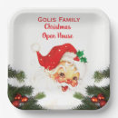 Search for vintage santa plates Jolly
