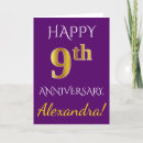 Search for 9th wedding anniversary cards Ninth