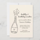 Search for pop the champagne invitations Whimsical