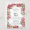 Search for christmas engagement party invitations Red