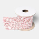 Search for valentines ribbon Seamless pattern