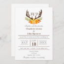 Search for rustic deer wedding invitations Flowers