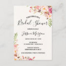 Search for rose bridal shower invitations Blush