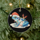 Search for santa frog christmas decor Funny