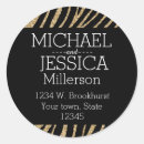 Search for black and gold address stickers Chic