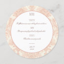 Search for damask wedding menus Vintage